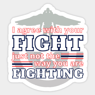 Falcon Fight Sticker